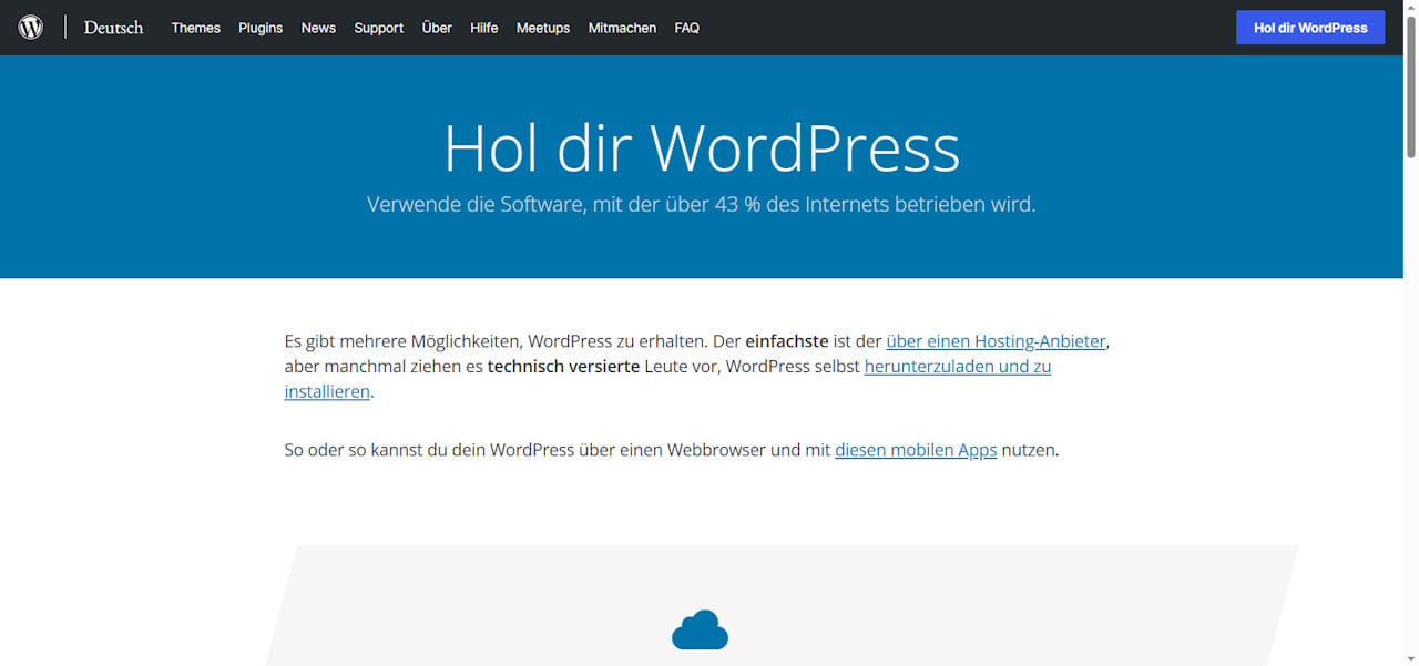 WordPress installieren Download